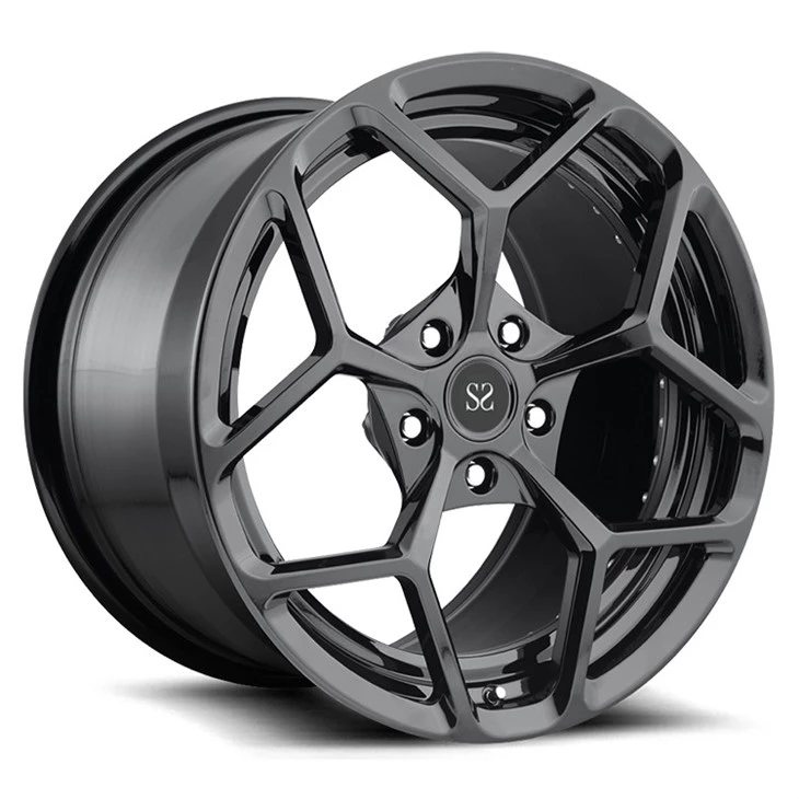 17 18 19 20 21 22 pulgadas negras para ruedas Bentley Azure 2-Llantas personalizadas de aleación forjada en PC