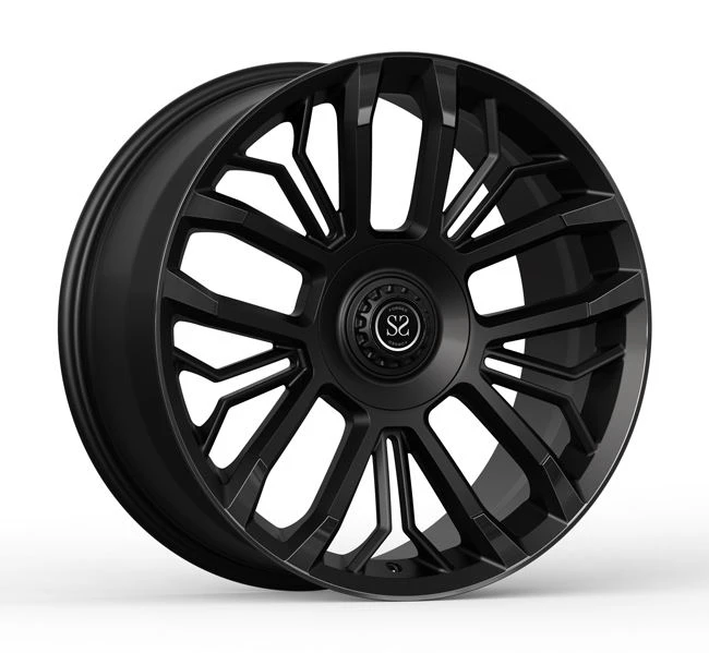 Llantas monobloque de 20 x 9 con revestimiento transparente y cara mecanizada en negro, llantas forjadas de 20 pulgadas para Lexus TX350