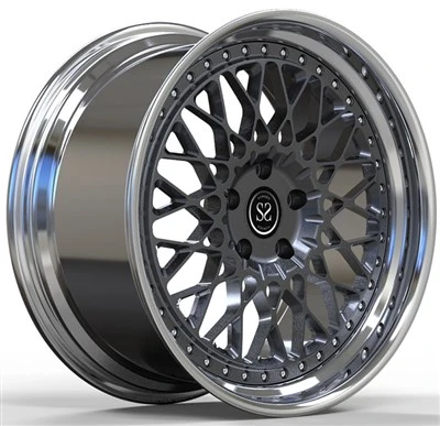 VW ID Buzz Llantas de PC {{0}} forjadas personalizadas de 22 x 9,0 y borde pulido de 22 x 10,5