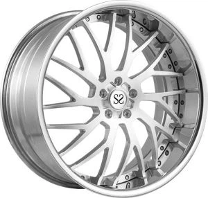 22inch A6061 T6 2-PC forjó las ruedas de la aleación de aluminio
