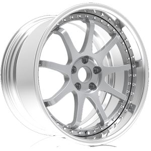 18-22 pulgadas 2-PC forjado pulido labio plata llantas de aleación forjadas para Benz C63