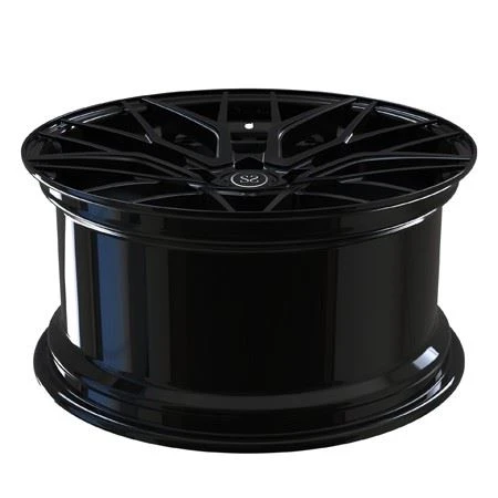Black Machined Face 21 Inch Customized 2-PC Rims Wheels For Ferrari