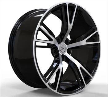 Llantas forjadas de 1 pieza con cara mecanizada negra de 20 pulgadas para ruedas monobloque personalizadas de aleación de aluminio para coche Bmw X5 X6