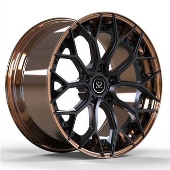Llantas de bronce + negro para X5 X6 20 pulgadas 2-PC llantas de aleación forjada 5x112