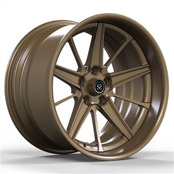 Llantas de aleación forjadas SSJK2071 Fit Jeep Wrangler Bronze 2-PC Custom 20 21 y 22 pulgadas 5x127