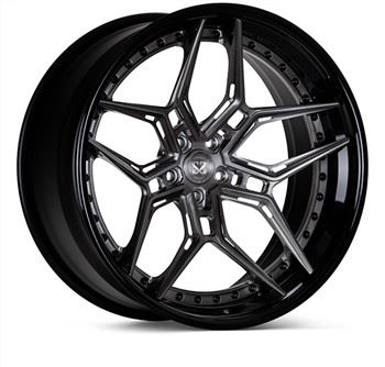 Llanta Honda Super Concave 1 Piezas Monoblock Negro Satinado