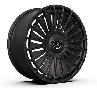 22inch 22x9.5 Monoblock forjó las ruedas de coche de Land Rover Range Rover de los casquillos flotantes del negro satinado de las llantas