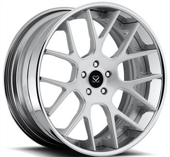 Ruedas cromadas de 20 pulgadas para Mercedes Benz A35 2 Piezas forjadas Llantas escalonadas personalizadas
